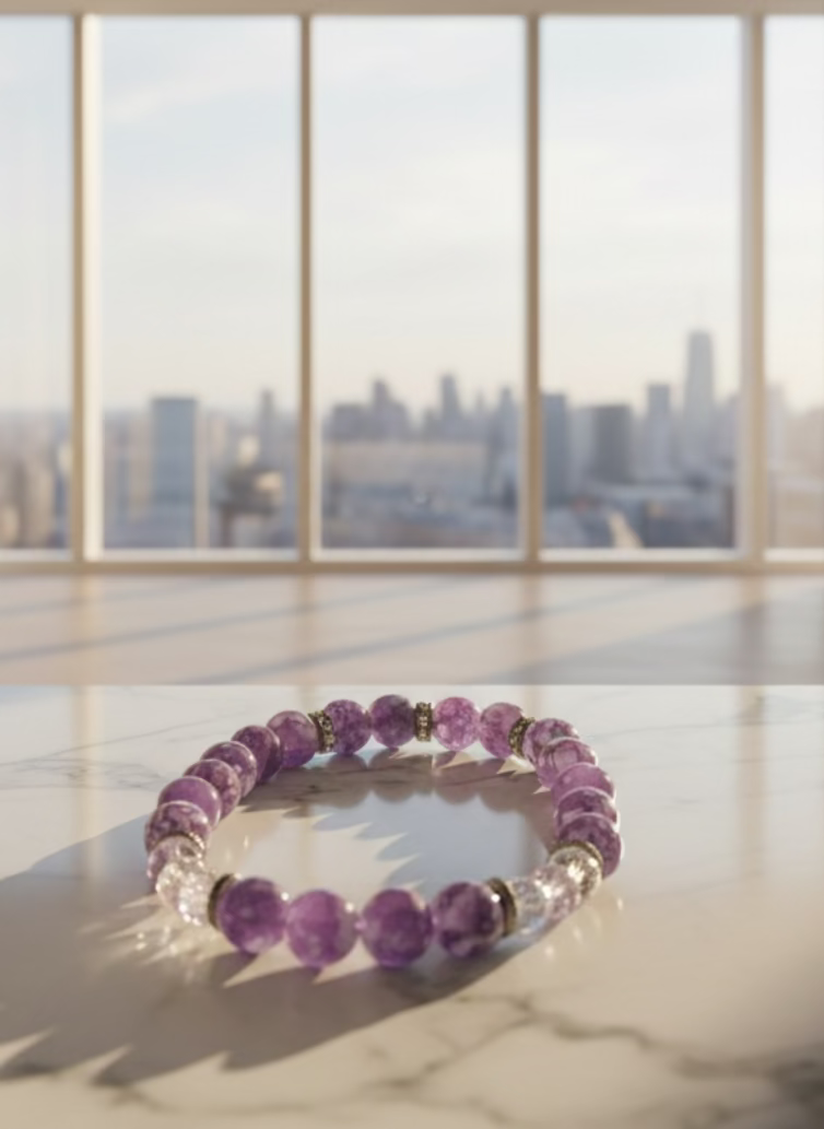 Acrylic with crystal